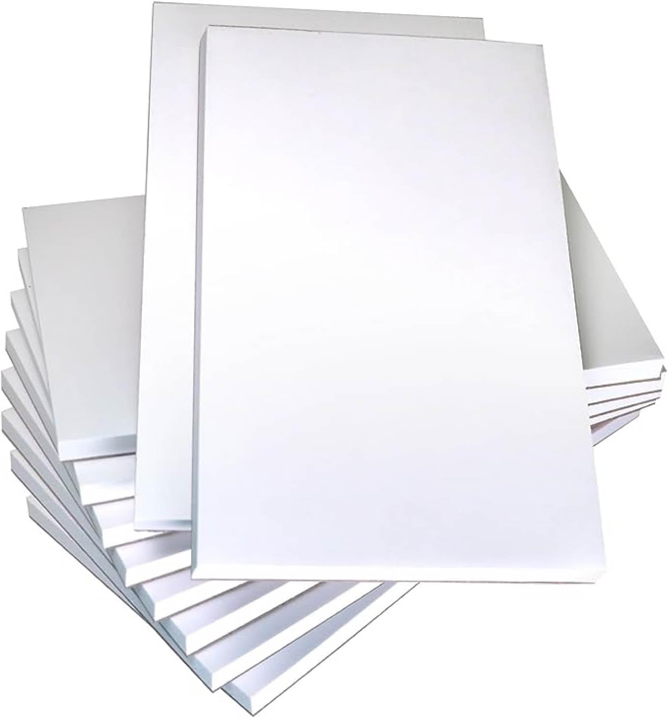 NextDayLabels Note Pads - 10 Pack of 50 Sheet Pads (3 x 5 Inches, White, Minimalist Style)