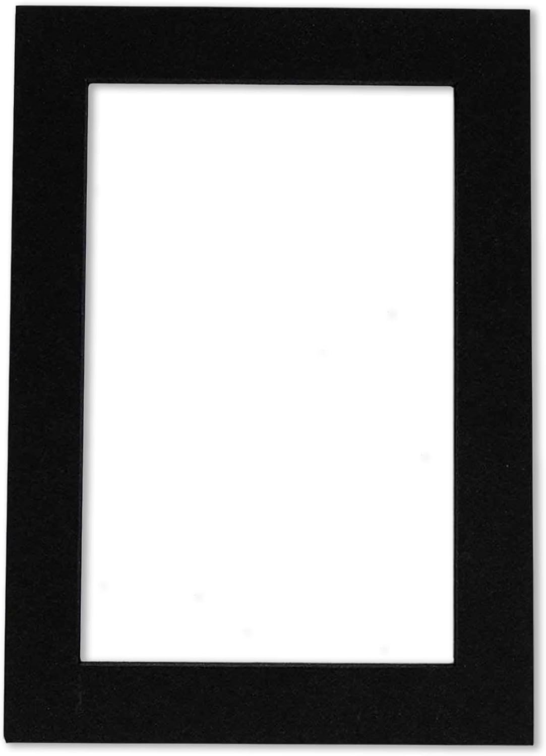 Pack of 25 Acid Free 11x14 Mats Bevel Cut for 8.5x11 Photos - Black with Black Core Precut Matboards With Backing Boards and Clear Photo Mat Bags For Pictures, Photos, Framing - 4-ply Thickness