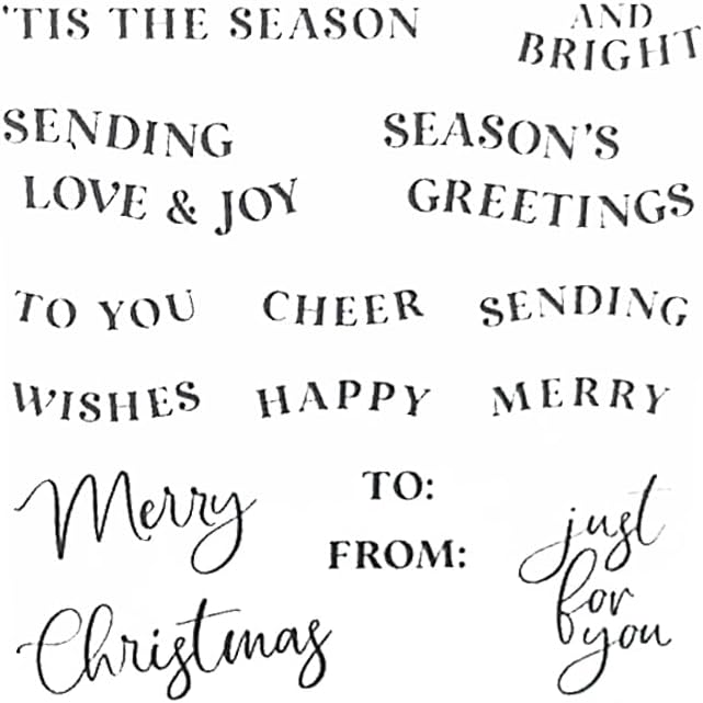 2025-2026 Stamps and Dies for Card Making, Stamps and Dies Set 2025 for Christmas and Halloween, Die Cut DIY Various Festivals Album Scrapbooking Birthdays Greeting Card (M4285)