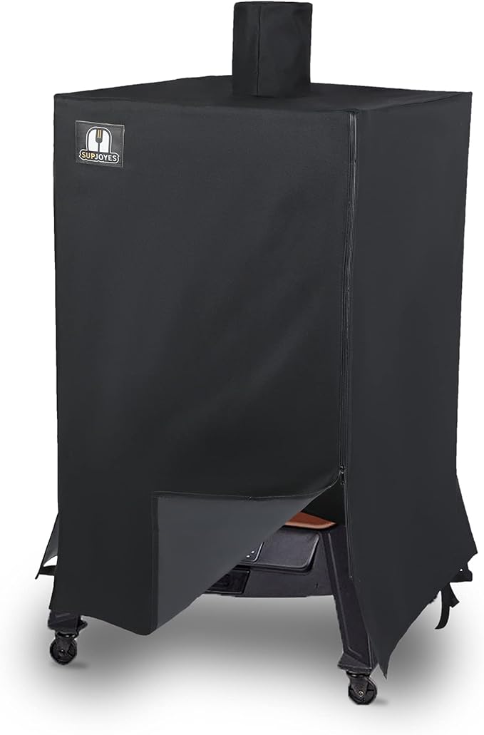 SUPJOYES Grill Cover for Pit Boss 4/5-Series Pellet Smoker, PBV4PS1, PBV5PW1, PBV4PS2, Heavy Duty Waterproof Pit Boss Vertical Pellet Smoker Cover