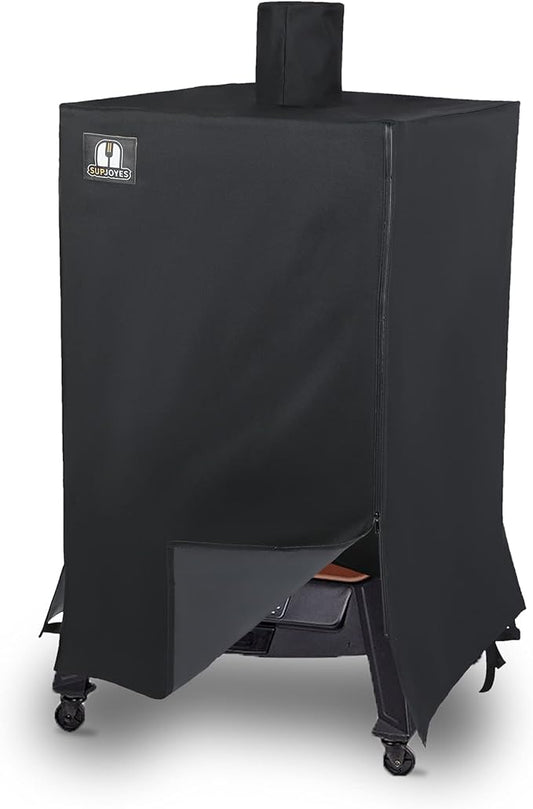 SUPJOYES Grill Cover for Pit Boss 4/5-Series Pellet Smoker, PBV4PS1, PBV5PW1, PBV4PS2, Heavy Duty Waterproof Pit Boss Vertical Pellet Smoker Cover