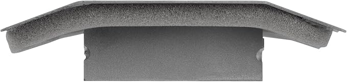 Repa Market 13" x 3" Inch Air Exhaust Grille for Round Ducts - Adjustable Louvre Blade Air Register - Galvanized Air Supply Vent Cover - Side Fit Round Surface Canal Ducting from 6.30" to 15.74"