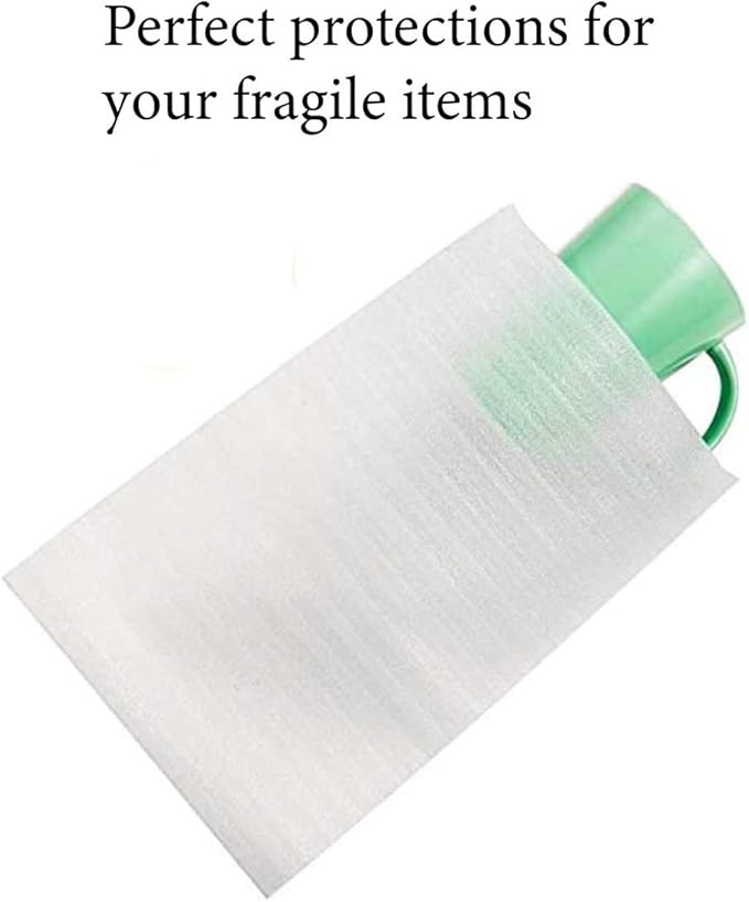 ALIN 60 Cushion Foam Pouches, Moving Foam Wrap Pouches, Protect Mug, Cup, Glasses, China, and Dishes, Packing Supplies, Packing Cushioning Supplies for Moving