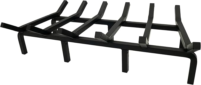 SteelFreak Super Heavy Duty Steel Fireplace Grate - Made in The USA (27 Inch)