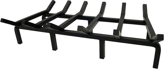SteelFreak Super Heavy Duty Steel Fireplace Grate - Made in The USA (27 Inch)