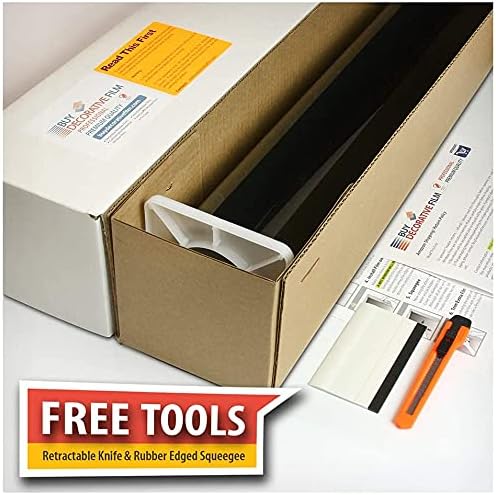 BDF EXNA20 Exterior Window Film Daytime Privacy and Heat Control Natural Black 20 (Dark) - 48in X 100ft