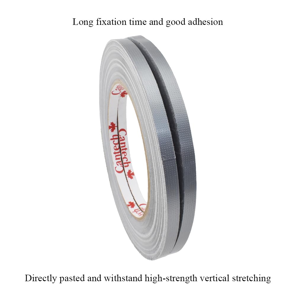 HAHIYO Silver 0.25Inch Wide Floral Tape, Waterproof Florist Tape Flower Wrap Adhesive Waterproof Decorative Tape for Bouquet Stem Wrapping Flower Arranging Craft, 2Rolls 200Feet/66Yard Total