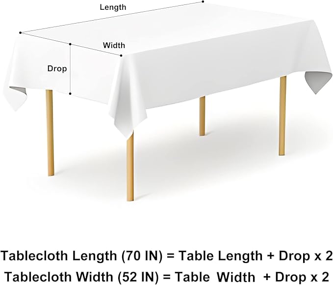 misaya Rectangle Waterproof Vinyl Table Cloth, Wipeable Tablecloth with Flannel Backing, Plastic Table Cover for Dinner, Picnic, Indoor and Outdoor (Lemon, 52" x 70")