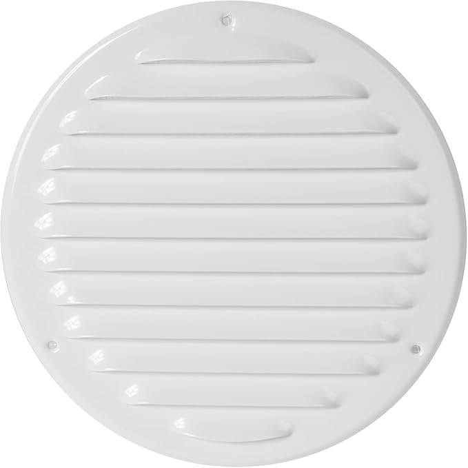 Repa Market 6 Inch (Opening Dimensions) Air Vent Covers/White Galvanized Steel Return Air Grille/AC Vent Cover/Wall or Ceiling HVAC Registers Grilles & Vents for DIY & Home Improvement