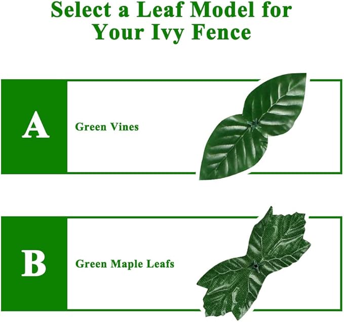 iCover 59 * 157in Artificial Ivy Privacy Fence Screen,Green Maple Leaf Strengthened Joint Prevent Leaves Falling Off, Faux Hedge Panels Greenery Vines, Decorative Fences for Outdoor, Garden