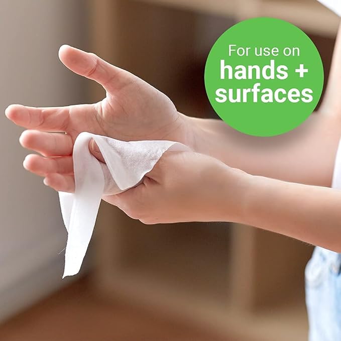 Zogics Sanitizing Wipes and Tabletop Stainless Steel Wipe Dispenser