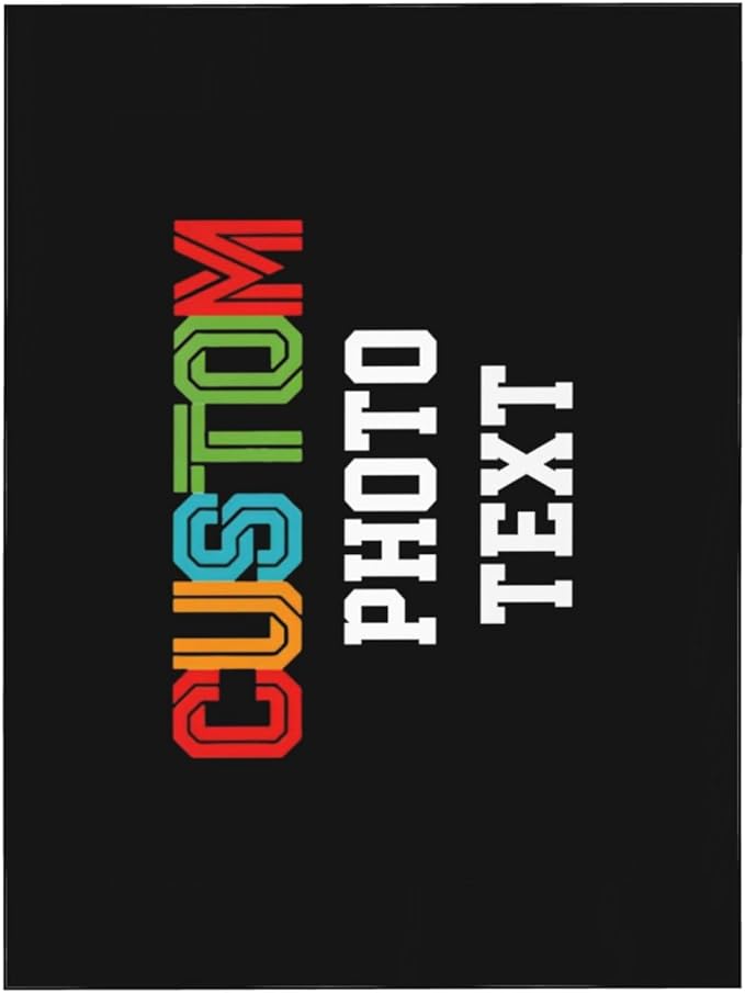 Custom Rectangle Table Cloth, Add Your Own Photo Logo Text, Personalized Tablecloth, Customizable Oil Proof Wipeable Table Cover for Wedding, Party, Restaurant, Outdoor, Picnic, 54x72in