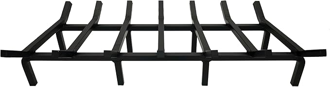 SteelFreak Super Heavy Duty Steel Fireplace Grate - Made in The USA (33 Inch)