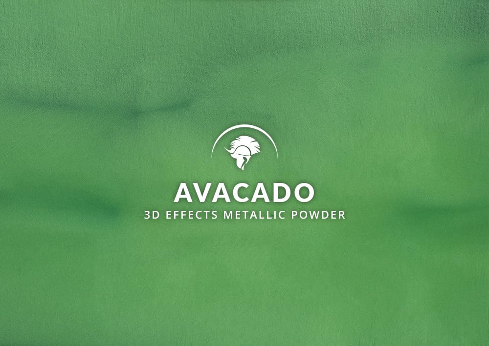 Spartan Epoxies Metallic Pigment Powder for Epoxy - 30 Unique Colors, 4oz for 1 Gallon and 12oz for 3 Gallons of Clear Epoxy, Made in The USA (Avocado, 4oz (45 Grams))