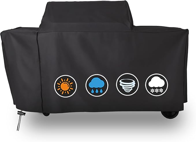 Grill Cover for Traeger Woodridge Pro and Woodridge Elite Grills,Waterproof Wood Pellet Smoker Cover for Traeger BAC776 BAC775 Woodridge Pro/Elite TFB97JLH TFC97XLH Grill Accessories