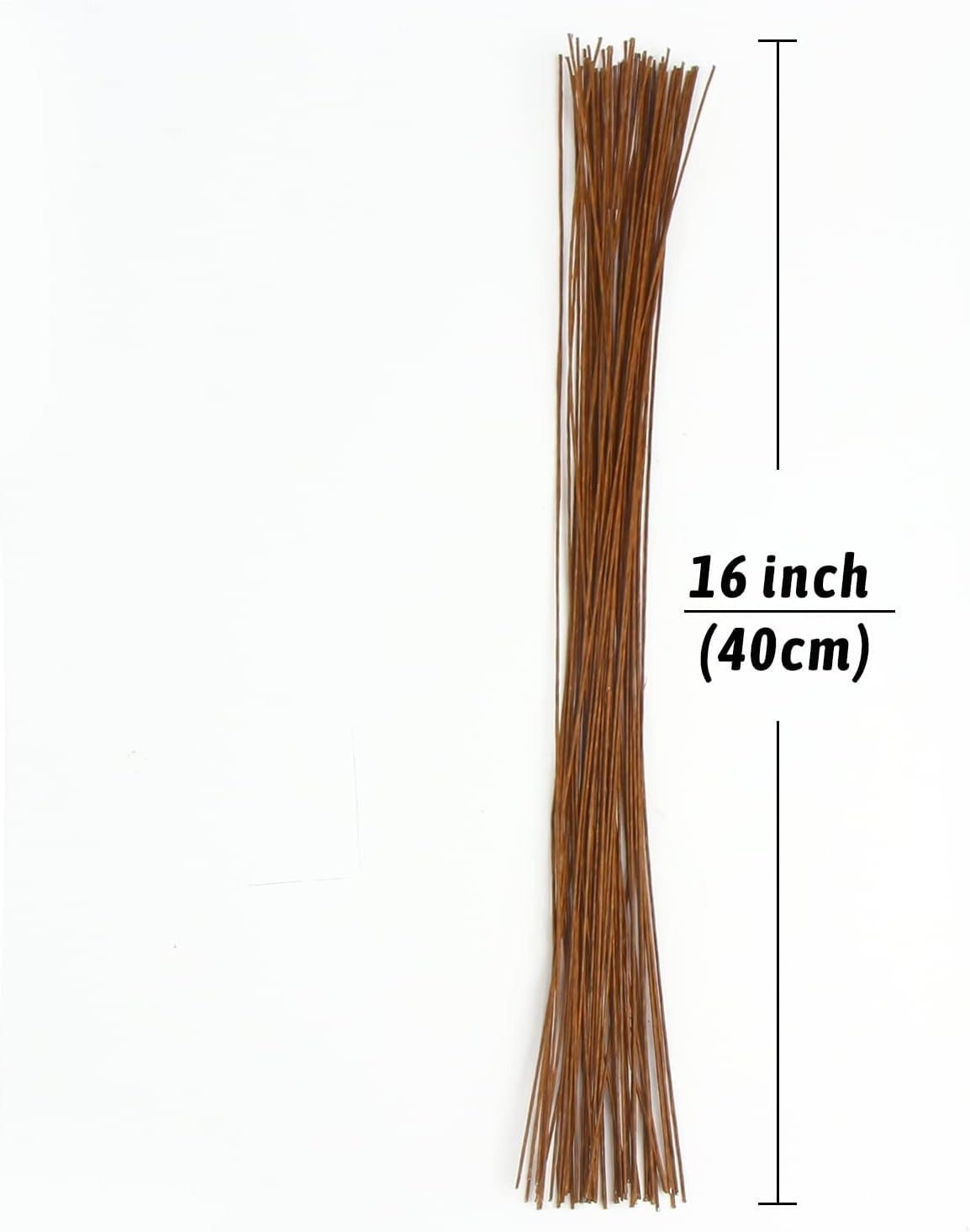 Decora 24 Gauge Brown Floral Wire 16 inch,50/Package