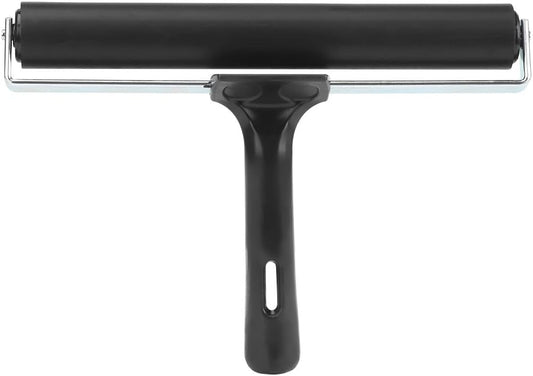 7.8 Inch Soft Rubber Brayer,Rubber Brayer Roller Paint Brush Ink Applicator Art Craft Oil Painting Tool