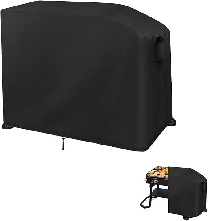 42 in Flat Top Grill Cover Waterproof for Cuisinart Flat Top 2 Burner Griddle CGG-0028, 42 inch Weatherproof Cover for Outdoor Griddle, Waterproof Propane griddles Covers for Gas Grill