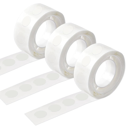 UPINS Glue Points Dots, 300Pcs Balloon Glue Adhesive Dots Double Sided Removable Glue Tape Dots for Balloons Crafts Decoration, 10 mm