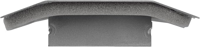 Repa Market 17" x 3" Inch Air Exhaust Grille for Round Ducts - Adjustable Louvre Blades - Galvanized Air Supply Vent Cover - Side Fit Round Surface Canal Ducting from 6.30" to 15.74" Inches
