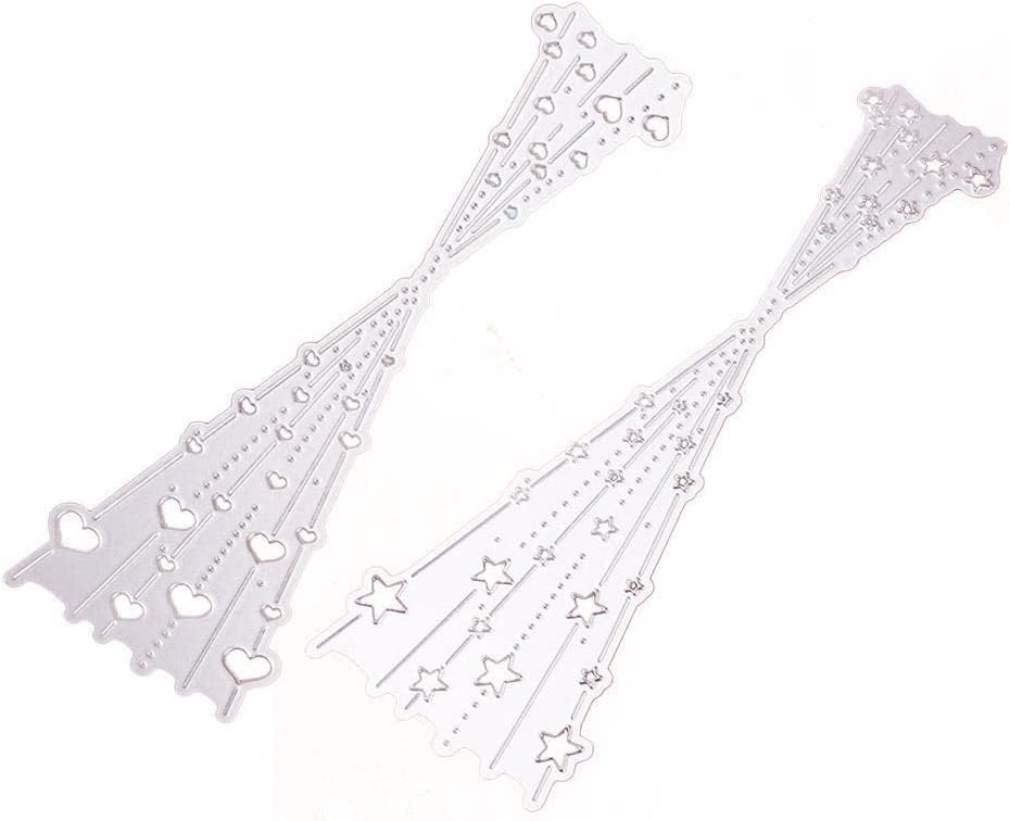 Heart Bubble Spotty Line Cutting Dies for Card Making DIY Scrapbooking Photo Album Decorative Embossing Paper TemplatedCraft Template for Paper Card Making Album Arts Supplies