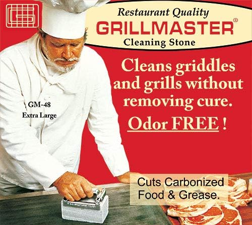 Grillmaster Grill Stone Cleaning Brick Holder by US Pumice, Aluminum, Reusable, Adjustable Clamps, Fits Multiple Sizes, Avoid Burnt Hands