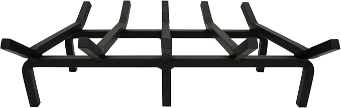 SteelFreak Super Heavy Duty Steel Fireplace Grate - Made in The USA (21 Inch)