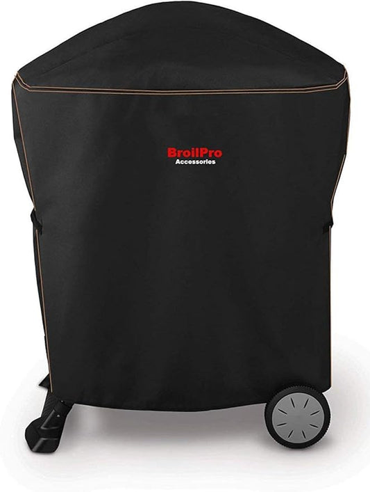 BroilPro Deluxe Grill Cover fit Weber Q 1000/2000 Grill(size as 7113#)