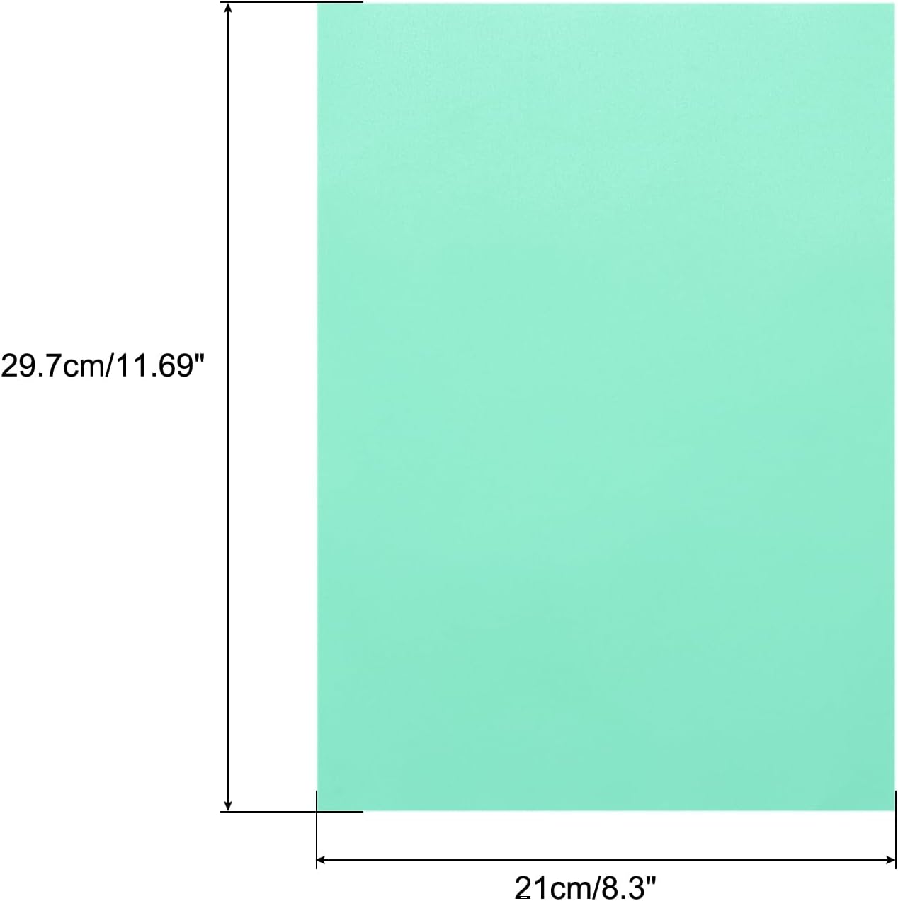 MECCANIXITY Colored Vellum Paper, 50 Sheet Sky Blue Transparency 11.7 x 8.2 Printable Vellum Paper, Translucent Vellum Sheets for Printing Wedding Invitations, Ink Jet Laser Printer