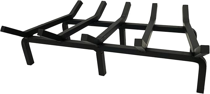 SteelFreak Super Heavy Duty Steel Fireplace Grate - Made in The USA (21 Inch)