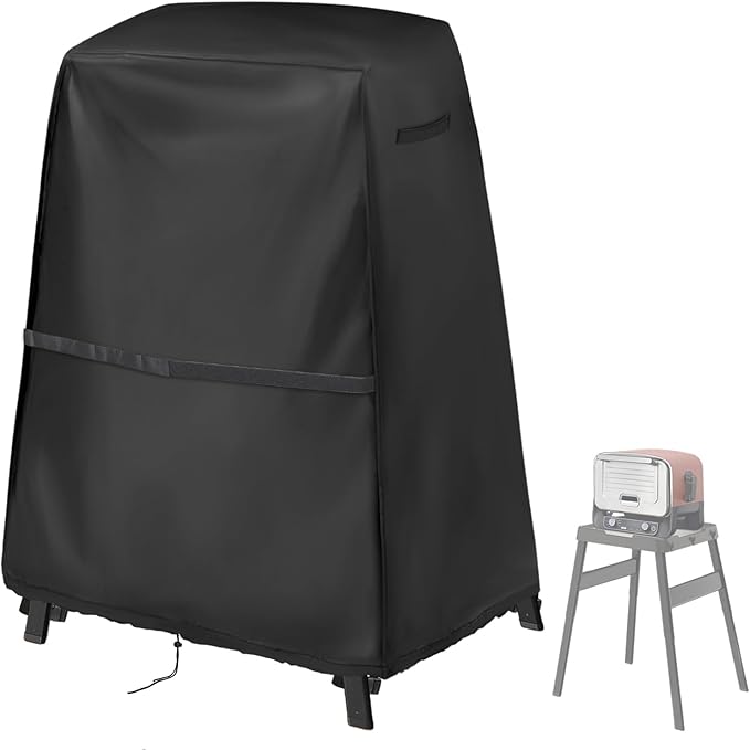 Cover for Ninja Pizza Oven on Grill Stand Cover Woodfire Oven Accessories Outdoor Waterproof Grill Covers Size 34" L x 26" W x 45" H