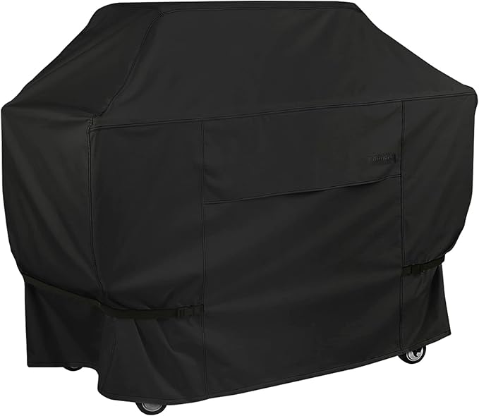 NettyPro Grill Cover for Outdoor Grill 72 inch Waterproof Heavy Duty Gas BBQ Grill Cover for Outside Weber, Char-Broil, Brinkmann, Jenn Air, Nexgrill 3-5 Burners Barbecue, Black