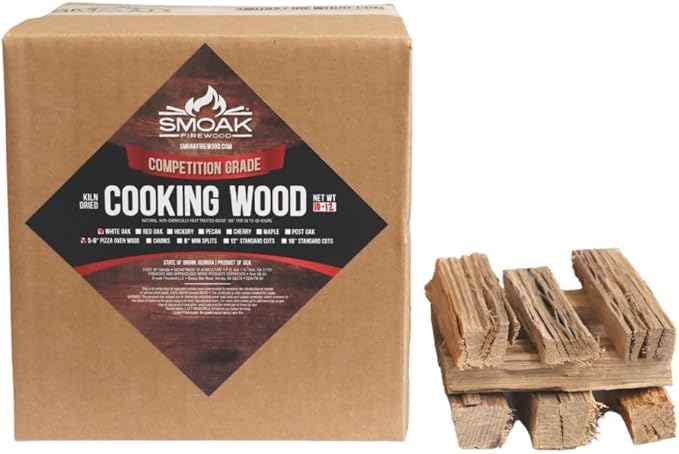 Smoak Firewood Cooking Wood Mini Splits - USDA Certified Kiln Dried (Maple, 5-6in Tiny Pizza Oven Wood) for Portable Pizza ovens (729 Cubic Inches)