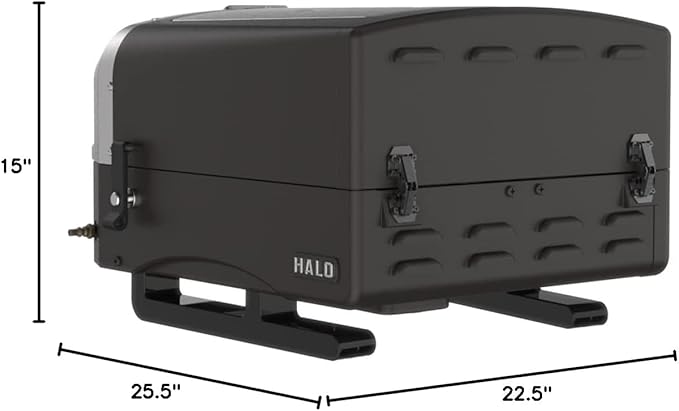 HALO Versa 16 Pizza Oven | 16” Rotating Stone, Patented Dual Burner System, 5-Minute Pizzas, Easy Clean | Propane Powered | HZ-1004-ANA