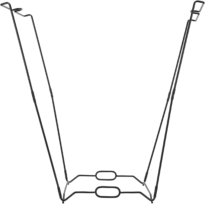 WALFRONT Trash Bag Holder, Stainless Steel, Easy Setup, Portable Design, 13 Gallon Capacity for Outdoor Camping and Parties