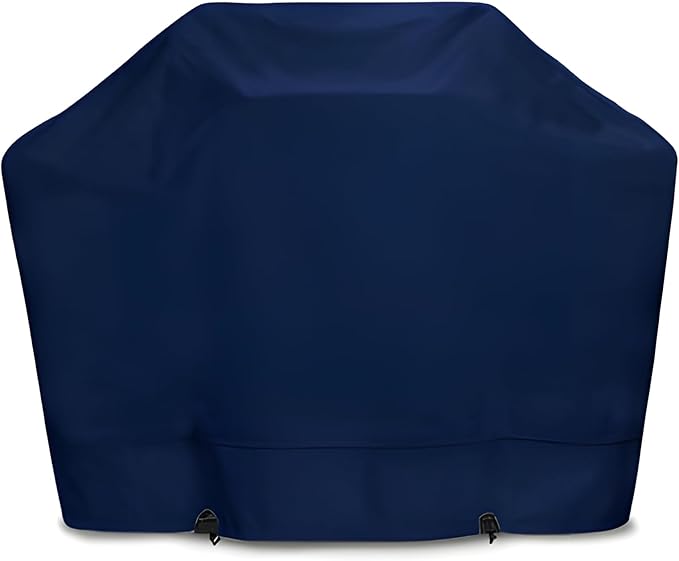 Eevelle Meridian Patio BBQ Grill Cover for Outdoor Grill - Marine Grade Fabric - Durable - Waterproof Covers - All-Weather Protection Barbeque Gas Grill Cover – (48" H x 70" W x 24" D, Navy)