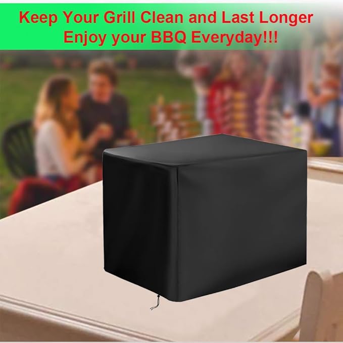 Infrared Grill Cover for Big Horn Infrared Grill, 600D Heavy Duty Waterproof Grill Cover for Bighorn Infrared Gas Grill Tabletop Salamander Broiler, Portable Propane Steak Cooker, Pizza Oven