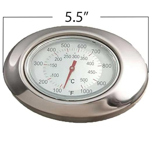 BBQ Grill Compatible with American Outdoor Grills Thermometer DIY23305