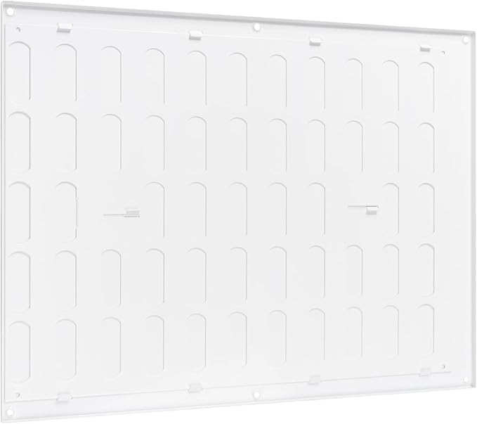 Vent Systems 16" x 12" Inch (Outer Dimensions) Metal Air Vent Grille - White Adjustable Register Vent Cover - Open/Close Air Supply Intake Wall Vent - Heating/Cooling Ceiling Grille for House, Garage