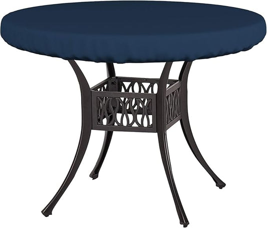 Covers & All Round Table Top Cover, 12 Oz Waterproof UV & Weather Resistant Patio Table Cover, Outdoor Table Cover for Patio Outdoor Furniture & Coffee Table (60" Dia x 4" H Inches, Blue)