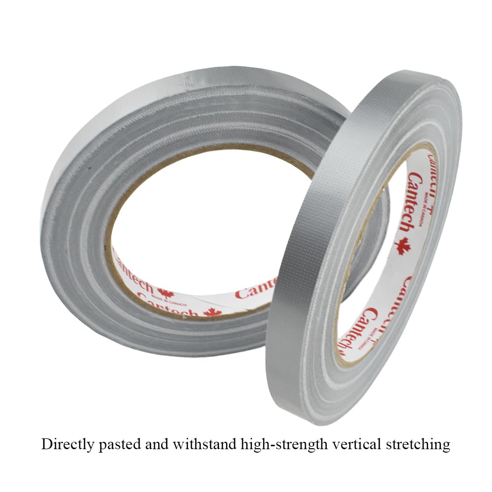 HAHIYO Silver 0.5Inch Wide Floral Tape, Waterproof Florist Tape Flower Wrap Adhesive Waterproof Decorative Tape for Bouquet Stem Wrapping Flower Arranging and Floral Craft, 2Rolls 200Feet/66Yard