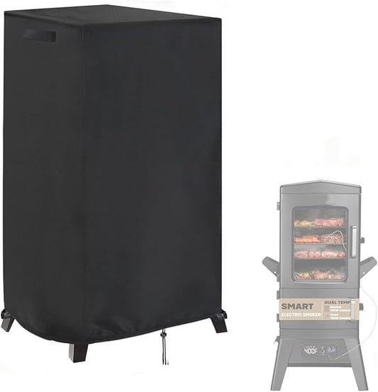 Smoker Cover Fit for PIQUEBAR Digital Electric Smoker, Waterproof Grill BBQ Cover Vertical Smoker Covers -20" D x 17" W x 42" H
