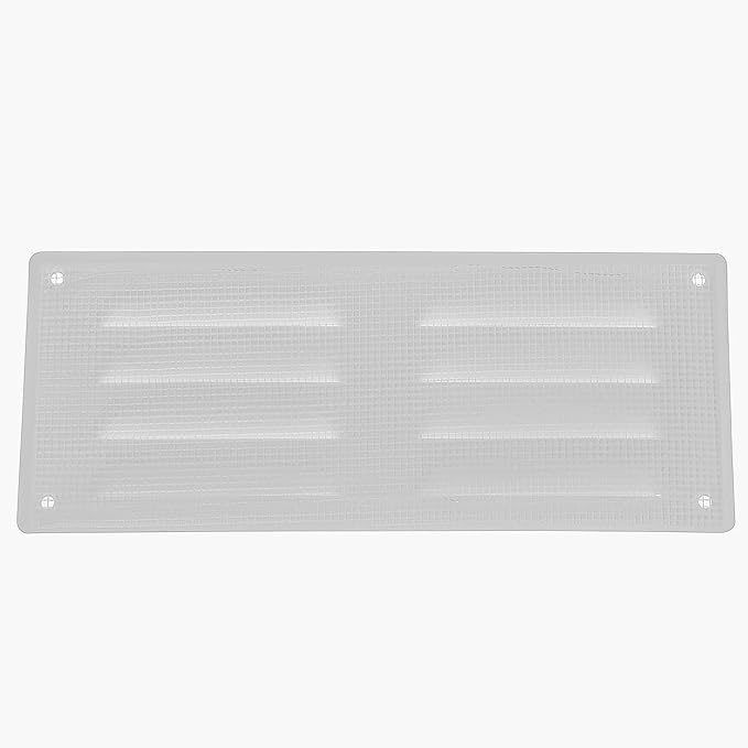Repa Market 10" x 4" Inch (Outer Dimensions) White Air Vent Cover - Steel Return Air Grilles - for Ceiling and Sidewall - HVAC - with Protection Screen (10.24" x 4.13" Inch)