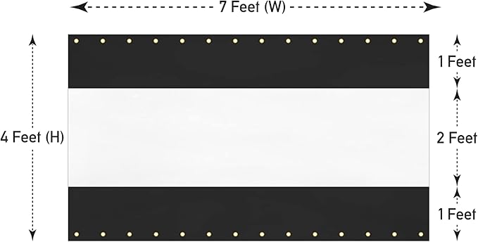 Covers & All Outdoor Clear Panel Curtain, 12 oz Vinyl Outdoor Curtains for Patio, Weather Resistant Waterproof Tarp with Brass Grommets for Pergola, Porch, Gazebos, Balcony (4'H x 7'W Feet, Black)