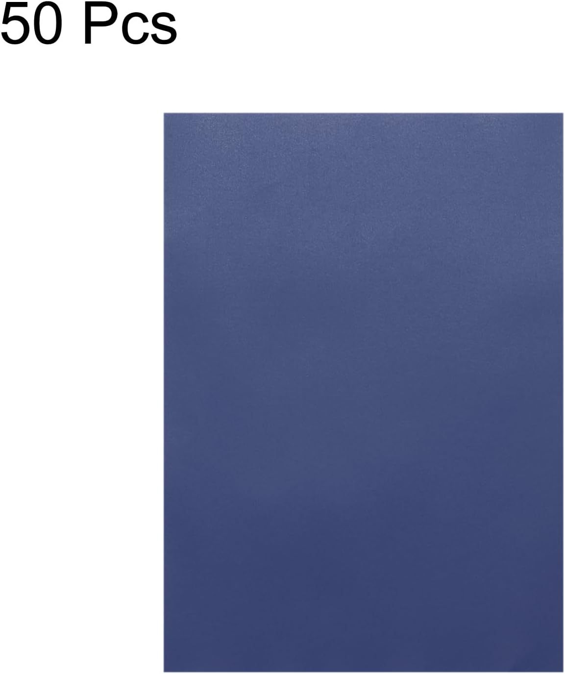 MECCANIXITY Colored Vellum Paper, 50 Sheet Deep Blue Transparency 11.7 x 8.2 Printable Vellum Paper, Translucent Vellum Sheets for Printing Wedding Invitations, Ink Jet Laser Printer