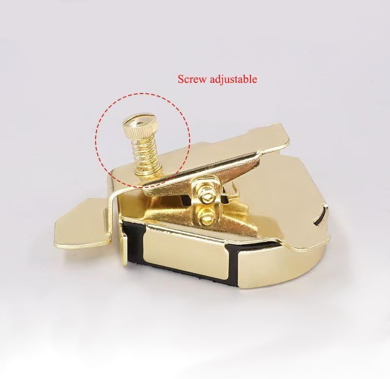 Bequilter Upgraded Multifunctional Magnetic Seam Guide for Sewing Machines, Adjustable Sewing Guide for Precise Stitching, Universal Sewing Supplies and Accessories (Gold)