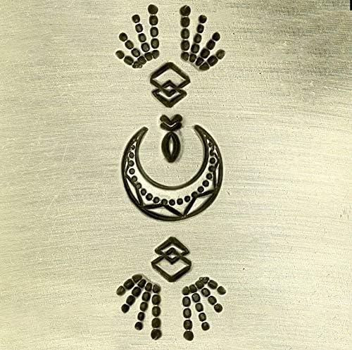 ImpressArt - Signature Geometric Mandala Metal Stamp Pack, Steel Punches for Metal Stamping (Pack of 5)