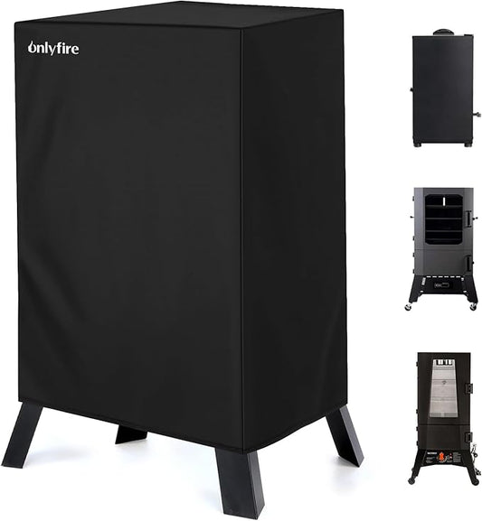 Onlyfire Grill Cover for Masterbuilt 40 Inch Propane Smoker, Heavy Duty Waterproof Replacement Cover, Black