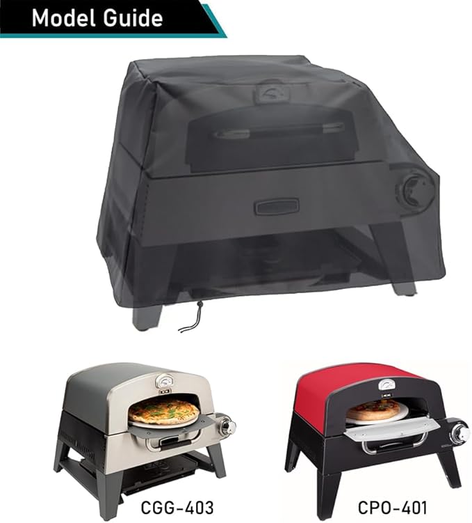 ZJYWSCH Pizza Oven Cover for Cuisinart CGG-403 3-in-1 Pizza Oven Plus Waterproof CGC-103 3 in 1 CGC-310 Cuisinart CPO-401 Outdoor Portable Pizza Oven Cover Heavy Duty