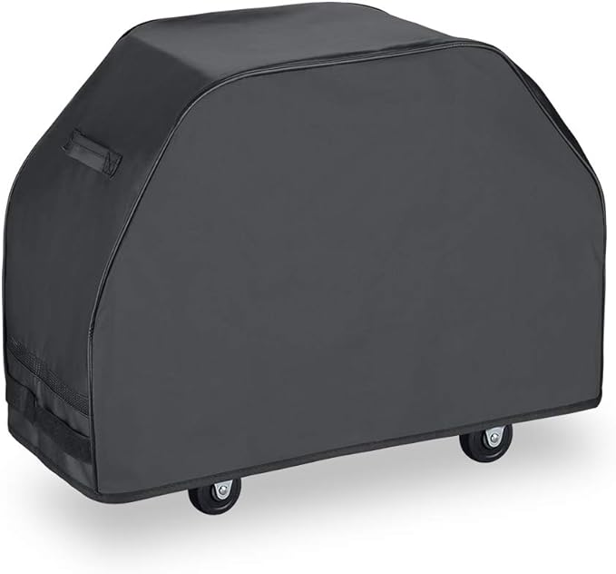 Grill Cover 60 Inch, Heavy Duty Waterproof BBQ Cover, Gas Grill Cover for Weber, Char-Broil, Brinkmann, 60" W x 23" D x 42" H